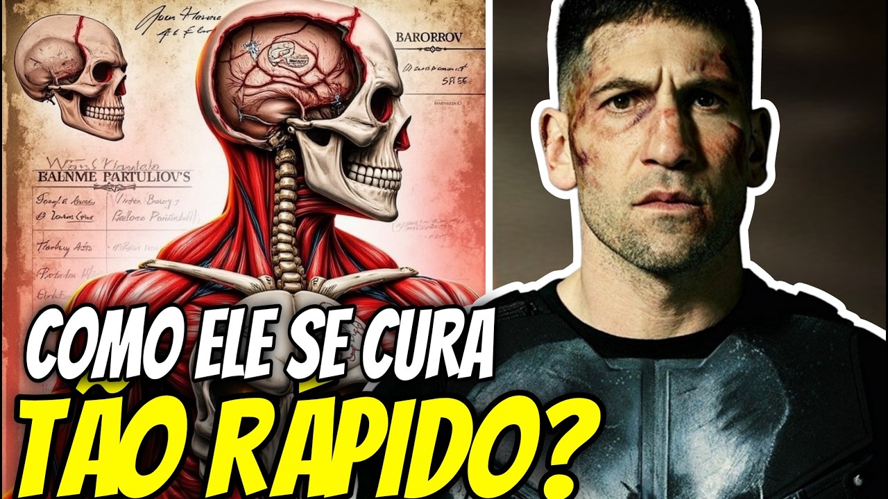 JUSTICEIRO: ANATOMIA BIZARRA DO FRANK CASTLE EXPLORADAS - COMO ELE SE CURA TÃO RÁPIDO?
