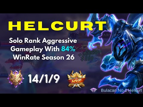 HELCURT Solo Rank Aggressive Gameplay With 84% WinRate Season 26