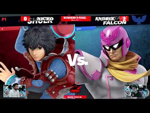 Shark Tank #50  Winners Semi Final - Andrik (Captain Falcon) Vs. Nicko (Shulk) - SSBU Tournament