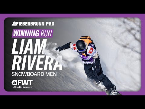 Liam Rivera Snowboard Men Winning Run I FWT 2025 Fieberbrunn Pro
