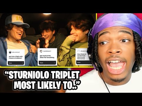 STURNIOLO TRIPLETS WHICH TRIPLET IS MOST LIKELY TO...? PART 2