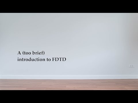 A very brief introduction to FDTD