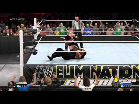 WWE 2K15 my career mode Elimination chamber PPV