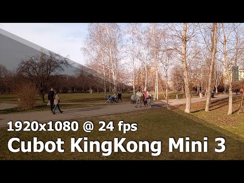Cubot KingKong Mini 3- FHD (1080p) 24 fps camera video sample