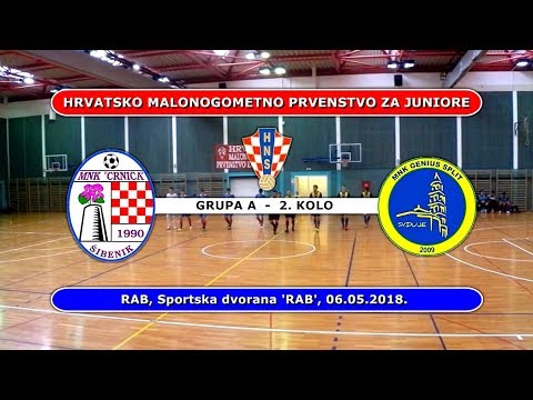 ZAVRŠNICA HMNL JUNIORI: CRNICA - GENIUS, RAB 06.05.2018.
