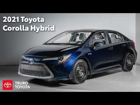 2021 Toyota Corolla Hybrid CVT in Blue for sale at Truro Toyota in Truro, NS