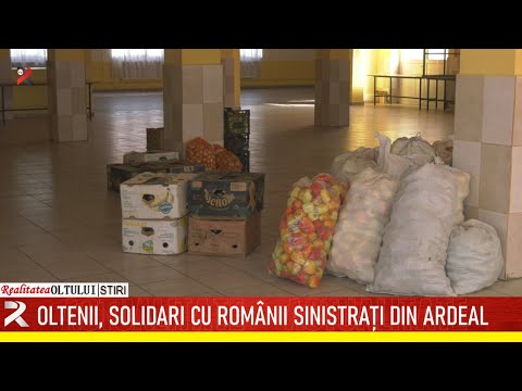 Oltenii, solidari cu românii sinistrați din Ardeal