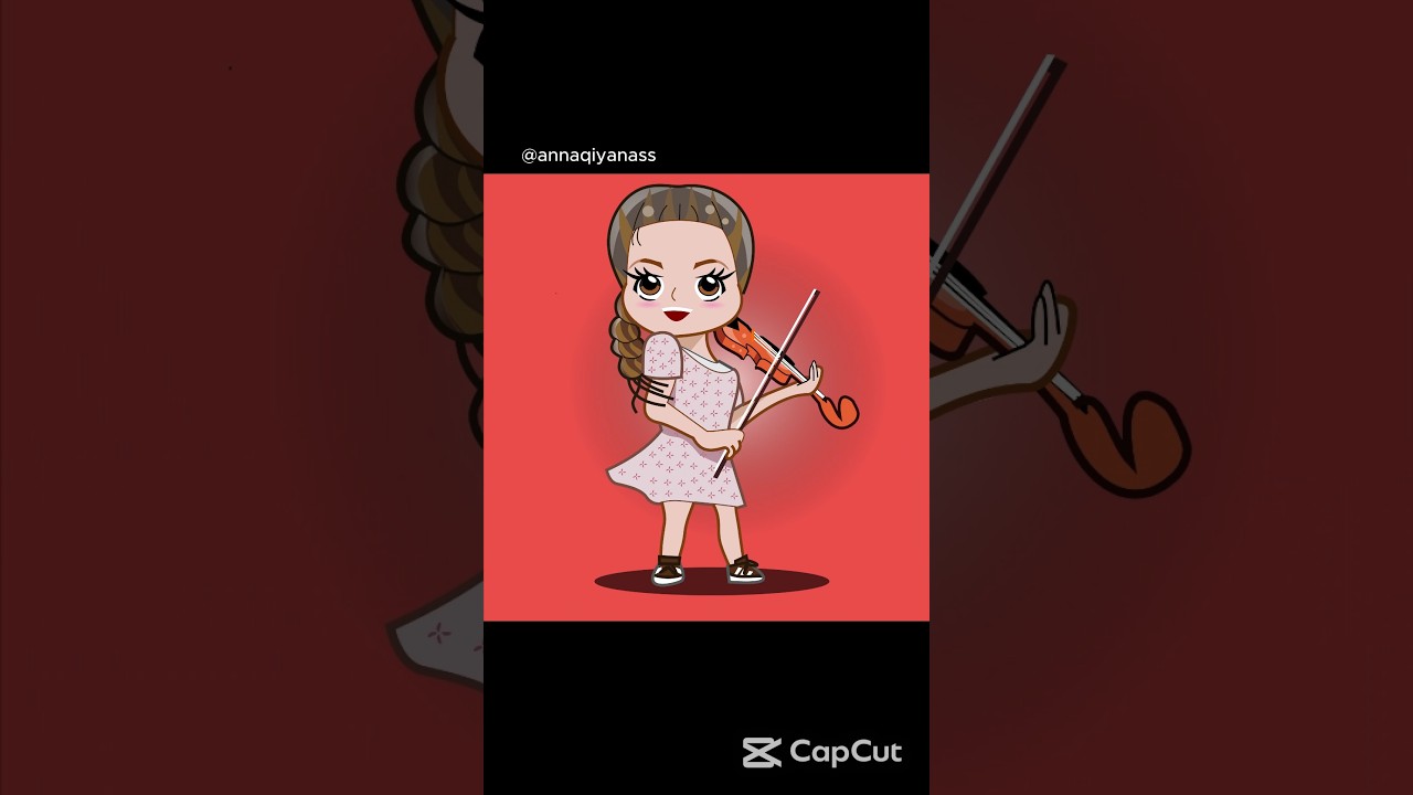 beauty violinist , karolina protsenko! #karolinaprotsenkoviolin#karolinaprotsenko#draw#vector#violin