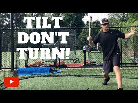 Tilt DON'T Turn - Baseball Hitting Tip