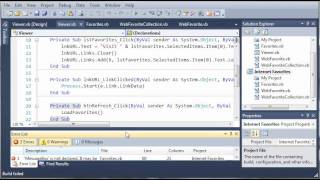 Visual Basic Tutorial - 195 - Creating The Favorites DLL