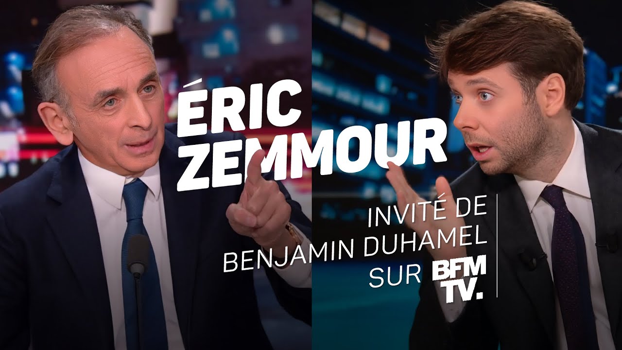 Eric Zemmour sur BFMTV : Il faut supprimer le droit du sol partout en France !