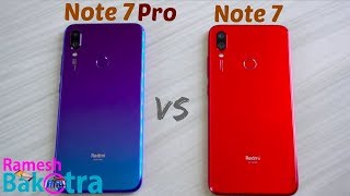 Redmi Note 7 Pro vs Note 7 SpeedTest and Camera Comparison