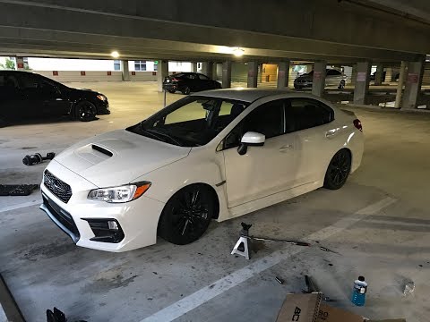 HOW TO INSTALL COILOVERS ON A 2018 WRX