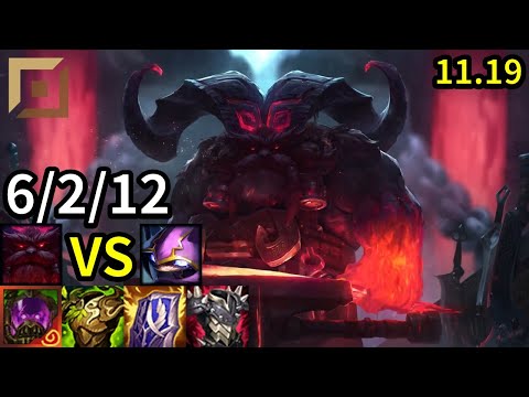 Ornn Top vs Kennen - KR Challenger | Patch 11.19