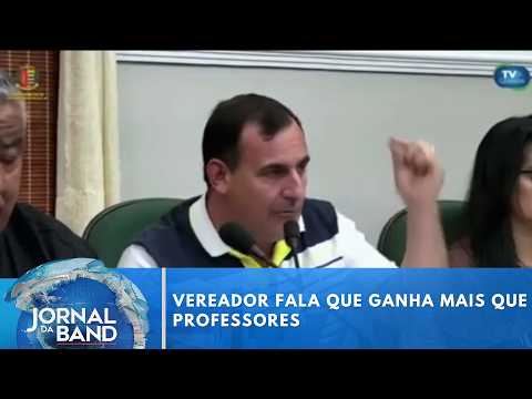 Vereador de cidade de SP causa revolta ao comentar salário de professores  | Jornal da Band