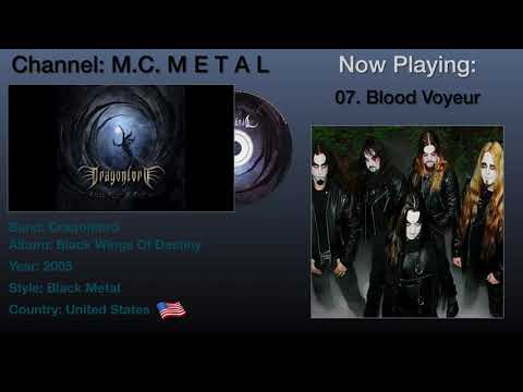 Blood Voyeur - Dragonlord, 2005 Black Wings Of Destiny Album. Lyrics in description.