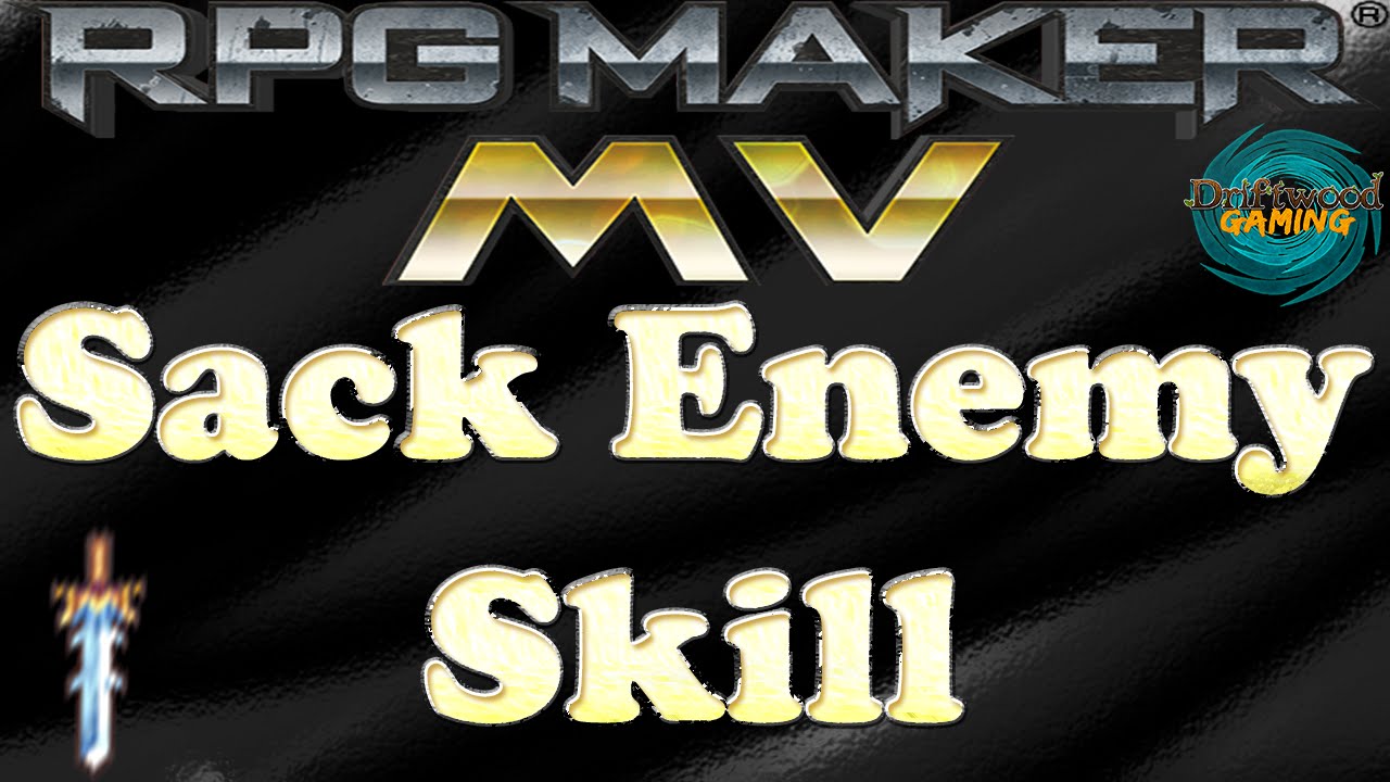 RPG Maker MV Tutorial - Sack Enemy Skill