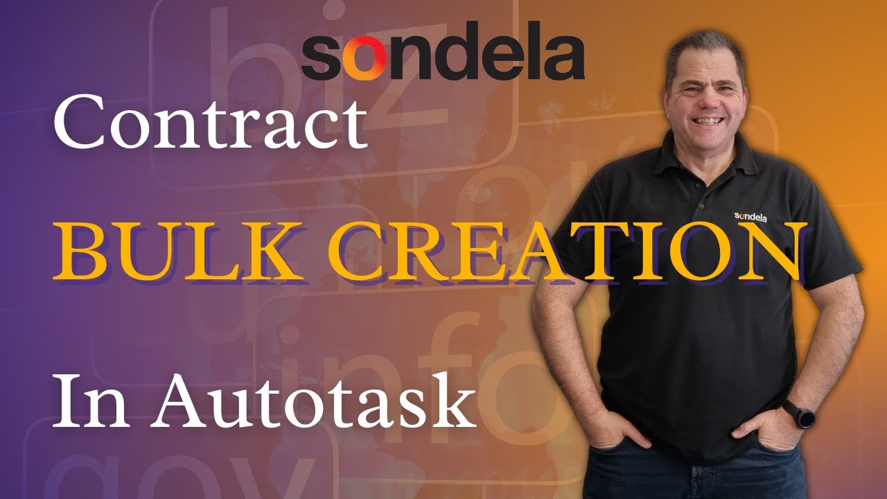 Autotask Contract Creation Utility..