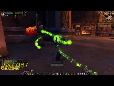 WOW Animations - Allied Races - Void Elf Destruction Warlock (male)