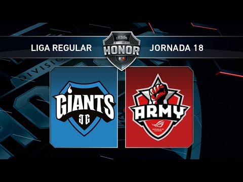 Giants Only The Brave vs Asus Rog Army - #LoLHonor18 - Mapa 1 - Jornada 18 - T11