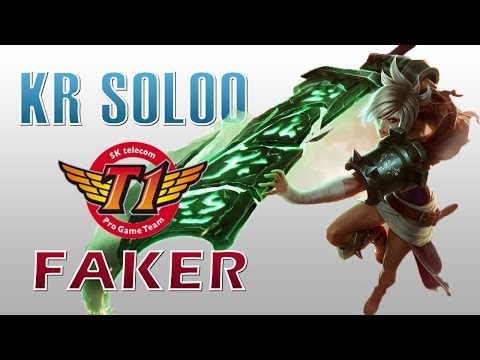 SKT T1 Faker - Riven vs Kassadin - KR SoloQ