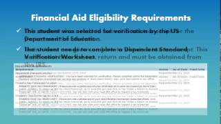 SBCC Requirements for Financial Aid