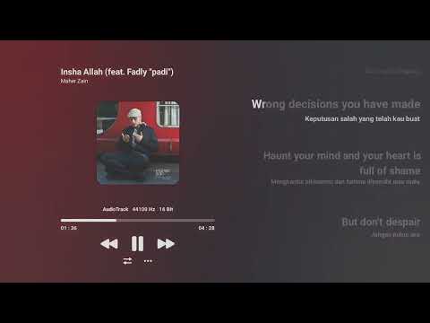 Maher Zain - Insha Allah (feat. Fadly "padi") | Lirik Latin + Terjemahan Indonesia (Word By Word)