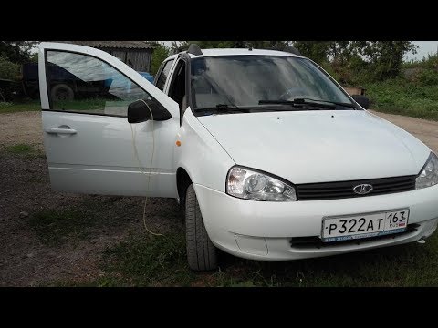Лада Калина универсал убираем скрип задней полки и боковин!