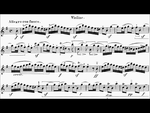 ABRSM Violin 2020-2023 Grade 8 A2 Veracini Allegro Sonata in E Minor Op.2 No.8 Movt 1 Sheet Music