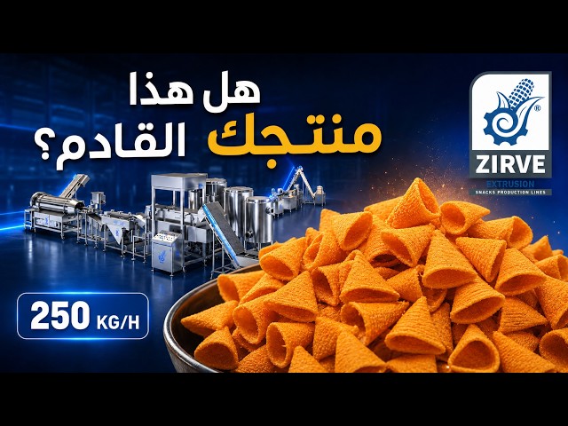 zirve extrusion | هل يكون هذا منتجك القادم؟ | خط إنتاج المقرمشات التركية LPX250