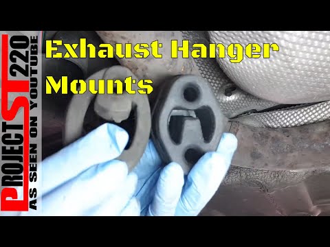 How to replace exhaust hanger mounts