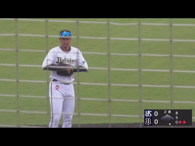【みやざきPL(ノーゲーム)】バファローズ・横山聖哉・今坂幸暉 コンディション悪い中でダブルプレーを決める!! 2025年10月24日 オリックス・バファローズ 対 東京ヤクルトスワローズ