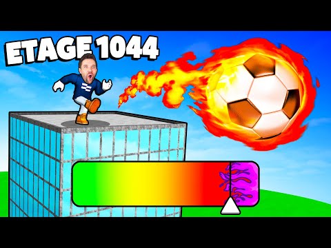 ich BAUE ein 1044 ETAGEN HOCHHAUS und MACHE WEITSCHIEßEN in Roblox Fußball Weitschießen Simulator