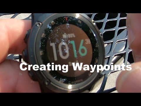 Garmin Fenix 5X Plus Creating & Saving a Waypoint