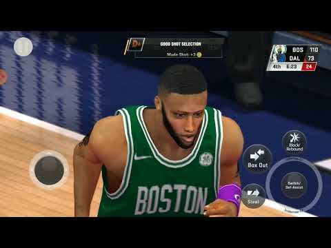 NBA2K20 MOBILE My Career episode 3: BOSTON Celtics vs Dallas marvics full game