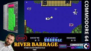 River Barrage | Commodore 64 | 2024 | Gameplay