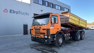 Scania 92 M (MANUAL PUMP / 6X4 / STEEL SUSP. / LAMES / POMPE MANUELLE) volquete | Imagen 4 - Autoline