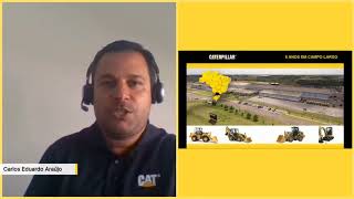 Miniescavadeiras, com Cadu Araújo. Caterpillar, máquinas, tecnologia, especialistas 