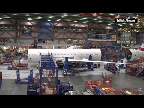 See a Boeing Dreamliner built in under 2 minutes