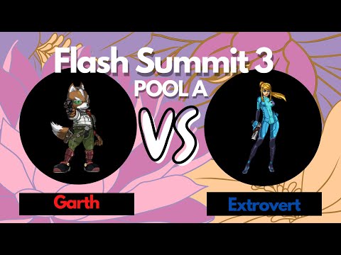 Flash Summit 3: Pool A - Extrovert (ZSS) vs Garth (Fox, Falcon)