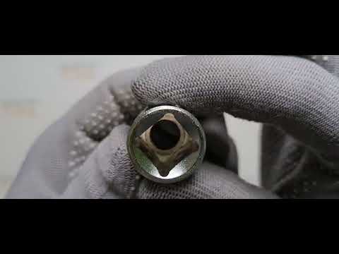 Головка торцевая YATO 6-гранная, квадрат 1/2", 11 мм, 38 мм (YT-1204)