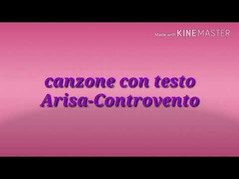 Controvento - Arisa (testo)