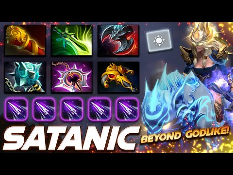 Satanic Mirana Beyond Godlike Carry - Dota 2 Pro Gameplay [Watch & Learn]