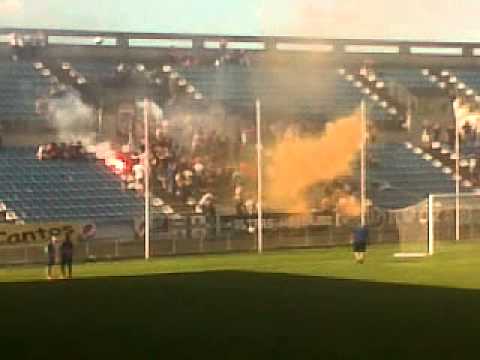 Ultras badajoz - Humo y bengalas
