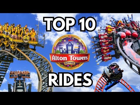 Video: TOP 10 Rides at Alton Towers!