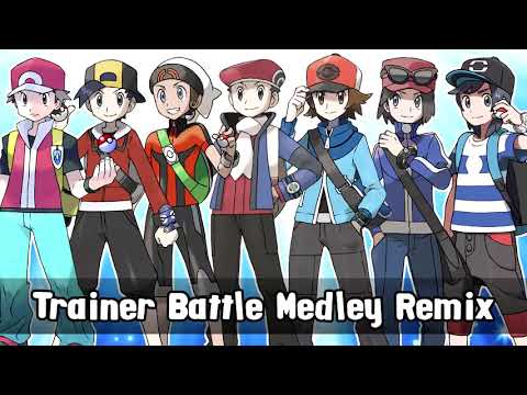 Pokemon All Trainer Battle Themes Remixed GEN 1-7 (MEDLEY ...