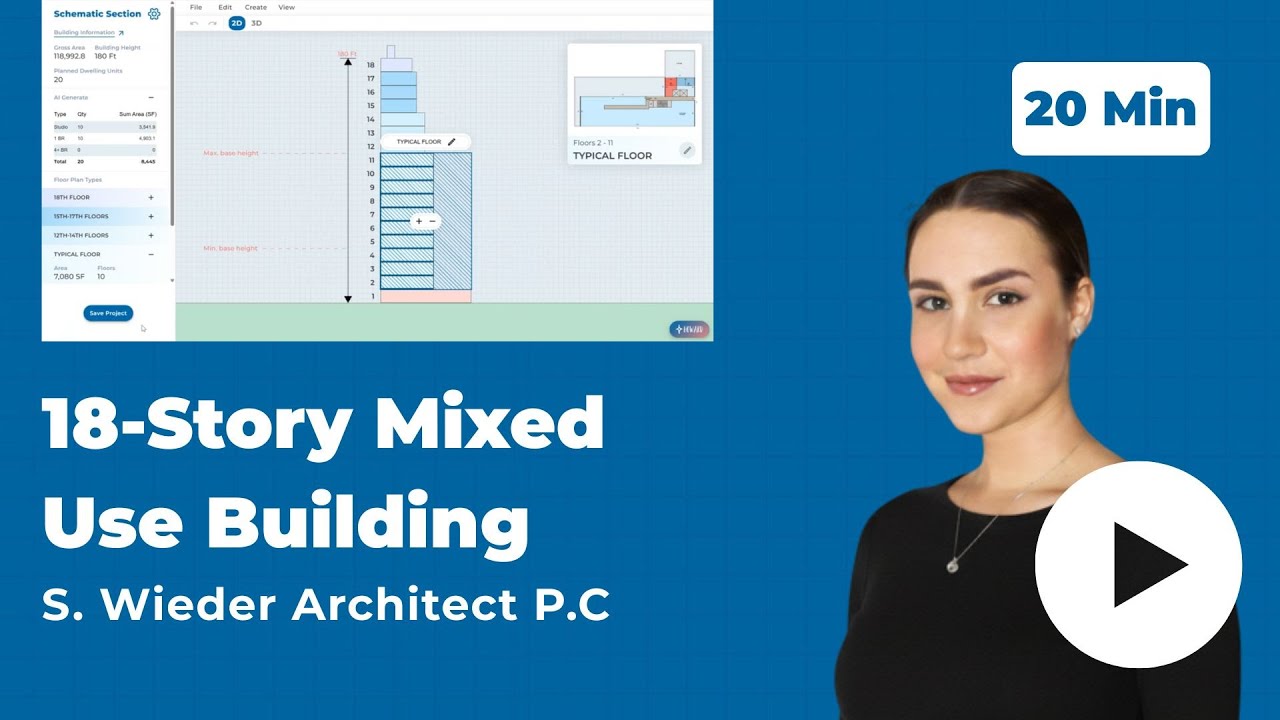 18 Story Mixed Use Building by Shirel Sinn | SWA | ArkDesignAI