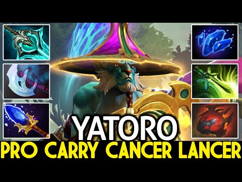 YATORO [Phantom Lancer] Top Pro Carry Cancer Lancer with Scepter Dota 2