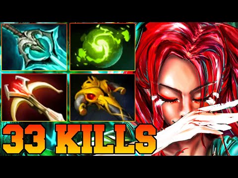 33 Kills Windranger Dota 2 !! Windranger Dota 2 Carry Mid Lane 7.39 Meta Pro Gameplay Build Guide