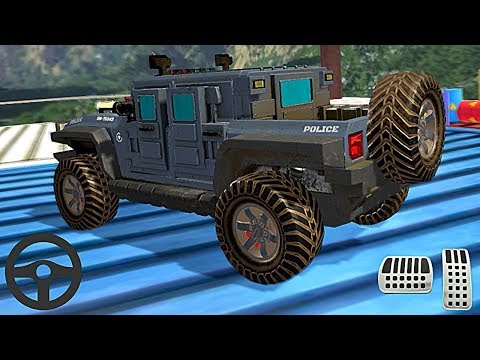 Impossible Police Hummer Car Tracks 3D - Driving Simulator | Android Gameplay